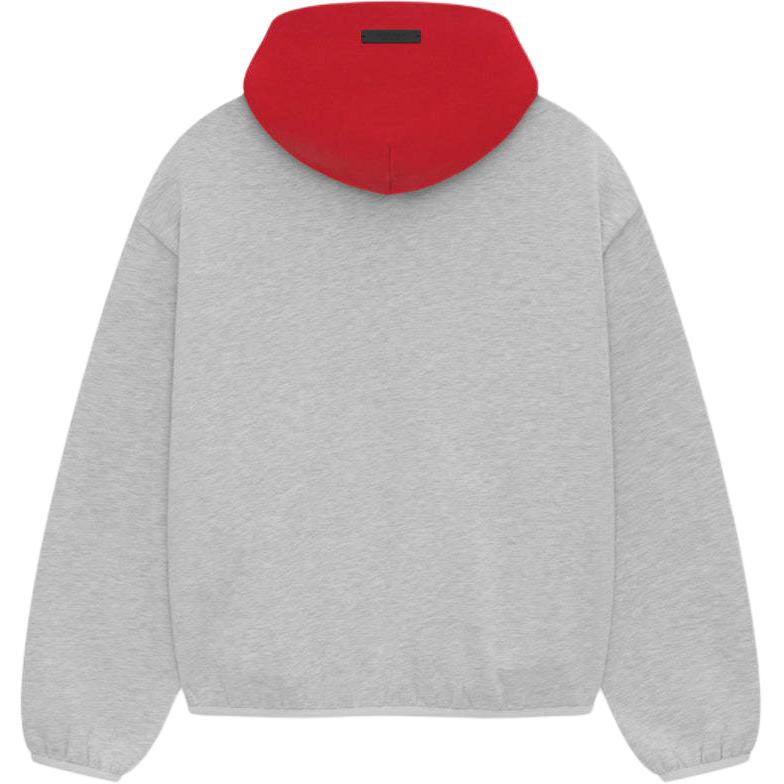 Fear of God Essentials x NBA Bulls Hoodie Light Heather Men Tops Grey 192AL246304F