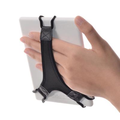 Adjustable Elastic Band Hand Strap with Anti-Slip Stand for Tablet E-Reader