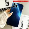 2DFlat Blue Cosmic Rings and Asteroids Space Scene All Inclusive Film Hard iPhone Case, Compatible with iPhone 18 Pro Max 17 16 15 14 13 12 11