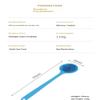 Long Handle Silicone Bath Brush Soft Exfoliating Bristles Easy Reach Back Hanging Hole for Home Bathroom Shower Skin Care