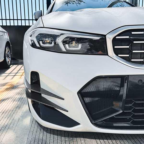 4-Piece Front Wind Deflector Air Vent Stickers for BMW 3 Series G20/G21 LCI Accessories