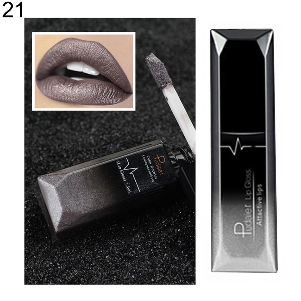 Langanhaltender flüssiger Lippenstift, matt, feuchtigkeitsspendend, fortschrittlicher Lipgloss für Damen, sexy Schönheitskosmetik