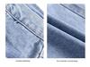 Women's High-Waist Denim Shorts, Summer 2022 Trend, Loose Fit, Mid-Length, Wide-Leg Design.