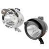 NOTRE Cannonball Light with On/Off Switch, Retro Design, Energy-Saving, High-Brightness LED, Two Mounting Brackets, Battery-Operated (Black Steel)