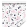 Sleeping Pink Kittens Wallpaper for Living Room and Bedroom 50x1000