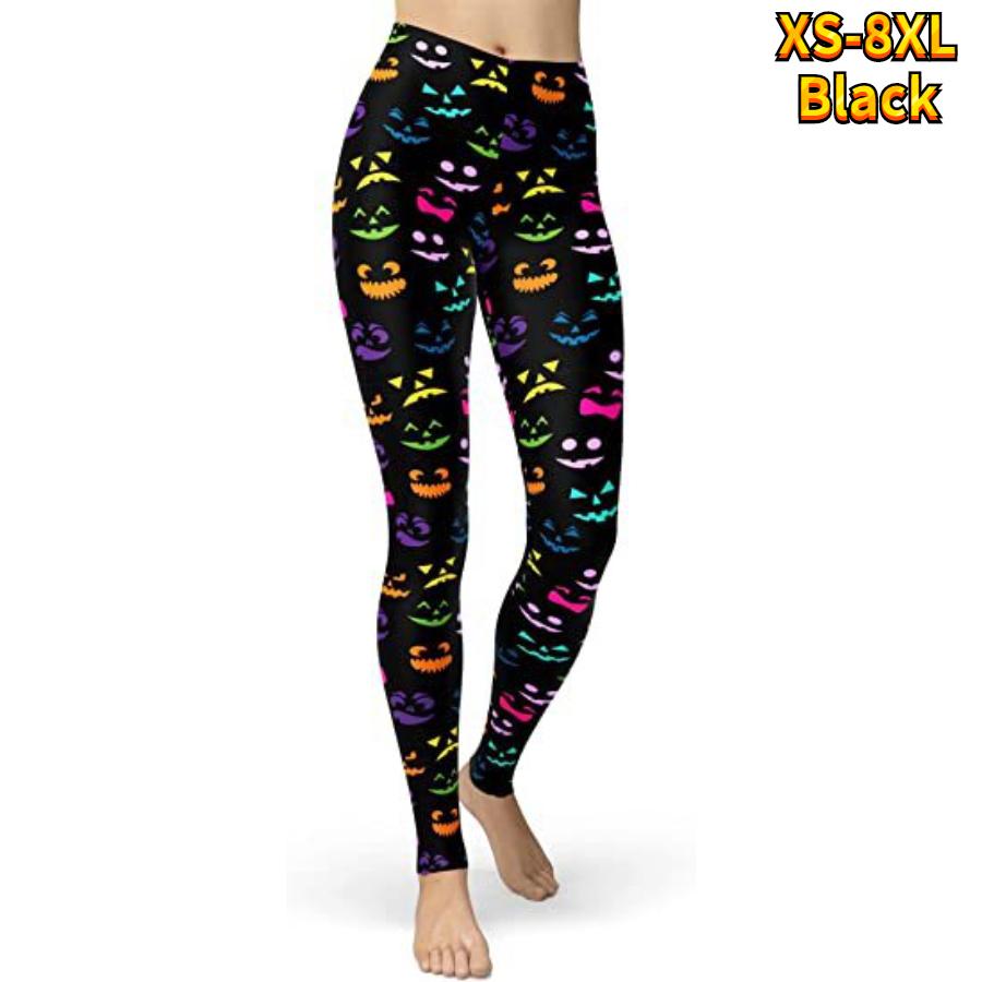 

Женские красочные принты морских звезд, эластичные леггинсы для йоги, фитнес-бег, тренажерный зал, спортивные брюки для активного отдыха XS чёрный