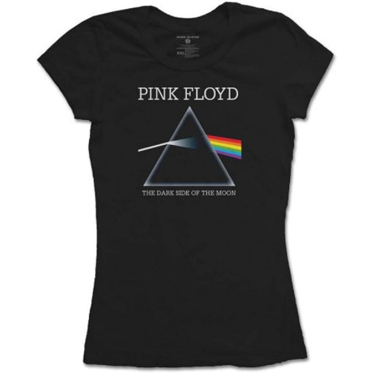 Ladies Pink Floyd Dark Side of The Moon Official Roger Waters Tee T Shirt Womens XXXXXL разноцветный