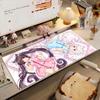 Anime N-Nekopara-N Mouse Pad  Non-slip Locking Edge DeskMat PC Laptop Accessories Rubber Office Keyboard Large Game XXL carpet