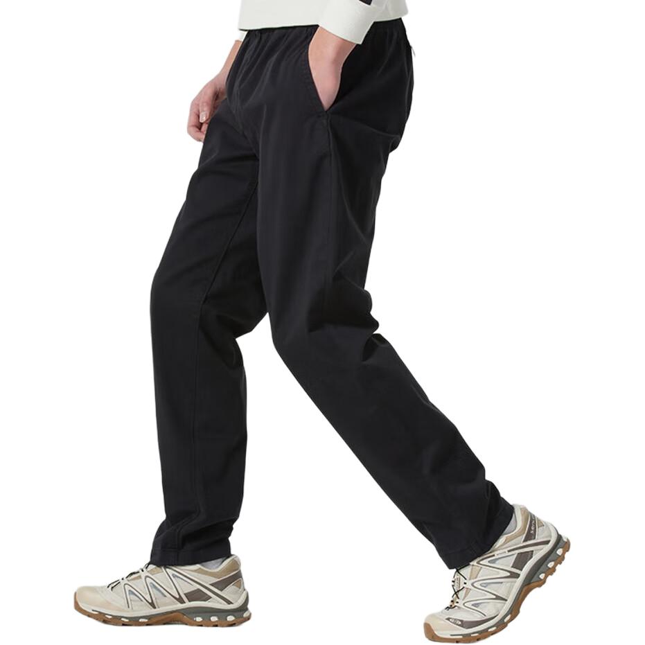 Timberland Versatile Lace-Up Solid Color Comfortable Casual Pants Men Pants Black A6C3R-001