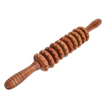 Massage Roller Stick Meridian Back Massage Wooden Eliminate Fatigue Reduce Fat Muscle Relief Roller
