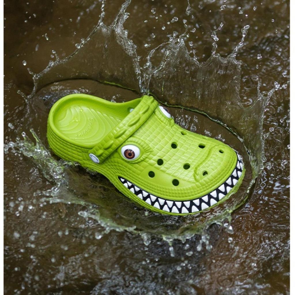 Outdoor, Men's, Breathable, Cartoon Crocodile, Lightweight, Breathable Shoes, Soft, Comfortable, Suitable for Couples To Wear