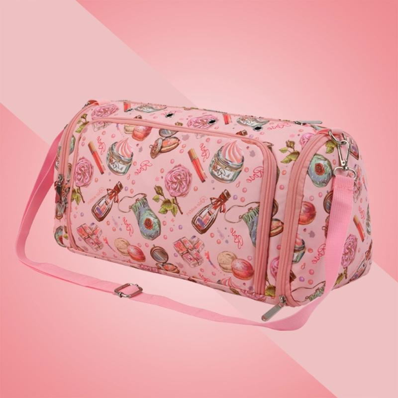Crochet Bag Knitting Bag Crochet Craft Project Bag Travel Yarn Organizers Bag for Crocheting Pattern Yarn Hook Needle