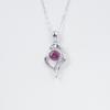 S925 Sterling Silver Hollow Heart Gemstone Necklace - Diamond Inlaid Romantic Gift, Women's Luxury Clavicle Chain.