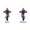 New Style, Religious, Purple Cross, Acrylic, Bedroom and Study, Wall Decoration, Waterproof and Wear-resistant Pendant, Hanging Decoration