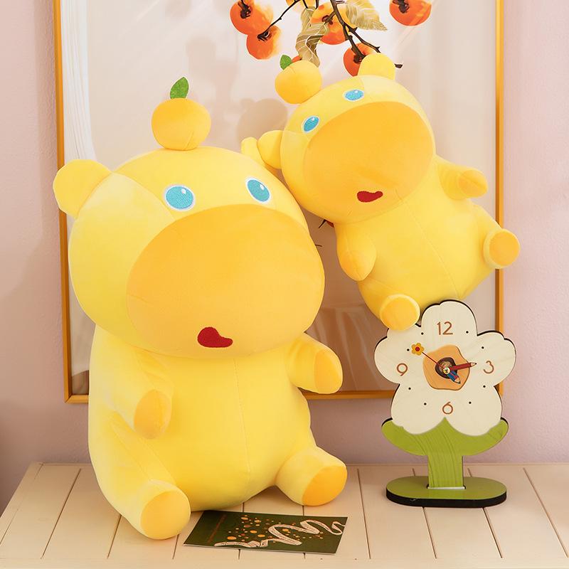 The new capybara lulu cartoon doll funny doll plush toy gives girls holiday gifts to soothe the doll