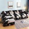 Geometric Elastic Sofa Cover Slipcovers L-Shaped Corner Sofa Couch Cover Armchair Sofa Cover 1/2/3/4 Seater for Living Room 1PC