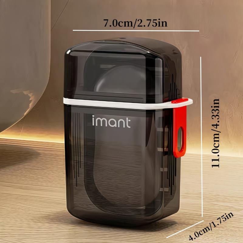

Portable Travel Soap Box with Sealed Lid and Drainage Function. Easy To Clean and Prevent Softening