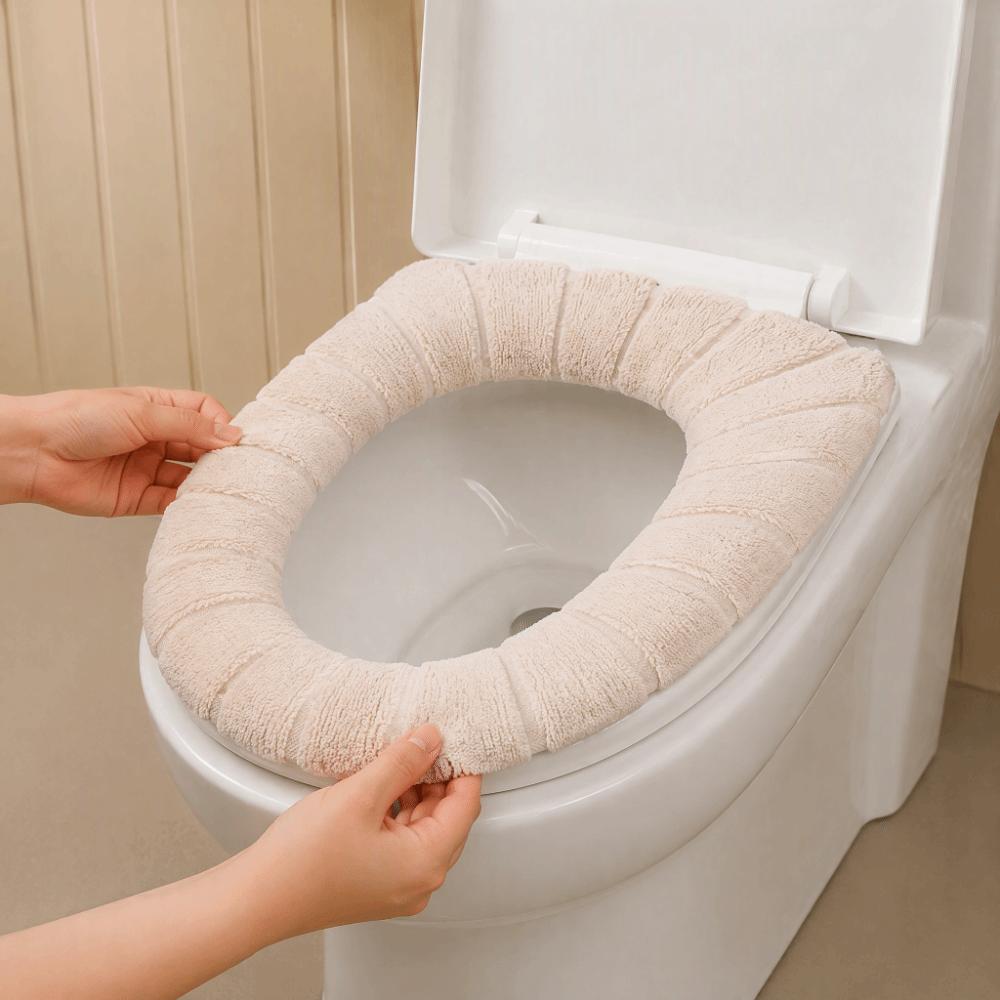 5 Pack Thickened Material Toilet Seat Cover 5 Color Combinations Toilet Seat Pad  RV Toilet