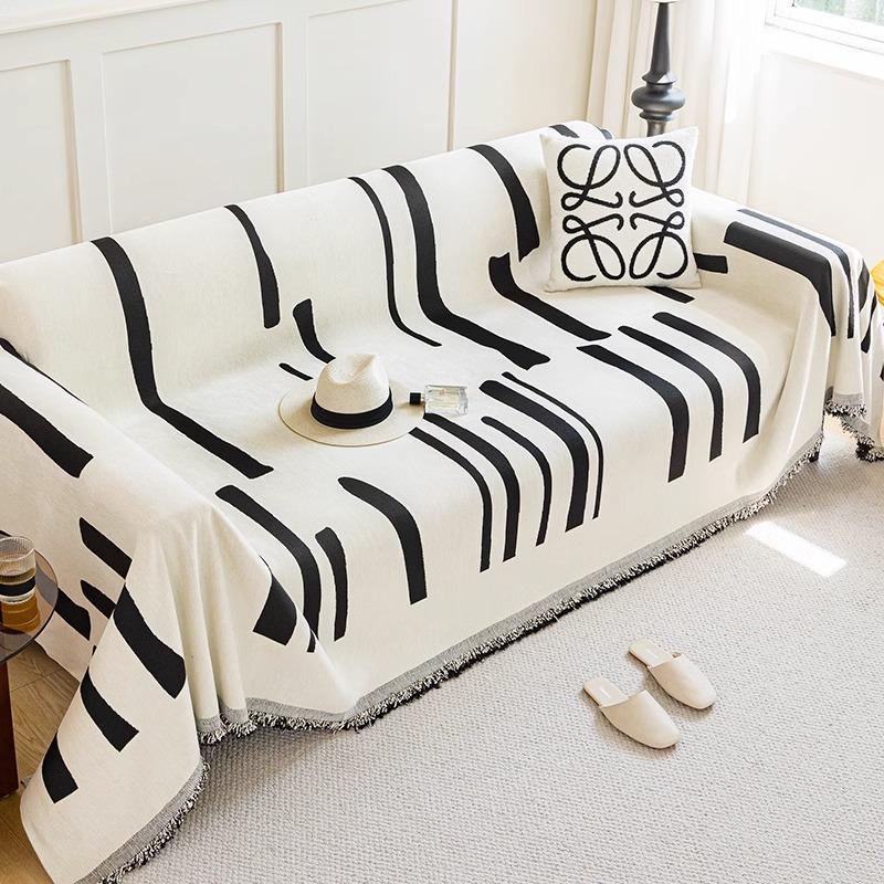 Chenier Sofa Cover Cloth Towel Modern Light Luxury High-end Full Cover Four-season Universal Anti-cat Scratch Sofa Cover Sofa Blanket