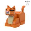 Pet Cat Building Blocks Set With Abs Material Creative Diy Toy For Kids