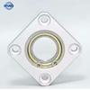 1pcs Flange Square Housing Single Bearings with Housings Bearing seat assembly Direct Mount Unbuckled ring in stock