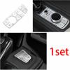 Console Handbrake Button Decoration Silver Aluminum Fit For Cadillac CT5 19-