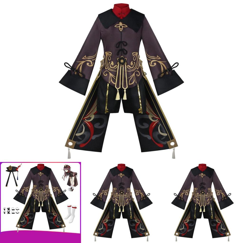 Eye-catching Genshin Impact Hutao Cosplay Costume Chinese Style Costume For Halloween Cosplay