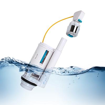 Universal Flush Replacement Valves Side-Press Double Flush Drain Valves Toilet Tanks Components for Water Discharge