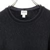 Armani Collezioni Made In Italy Long Sleeve Knit 52 Black Sweater Men's Used