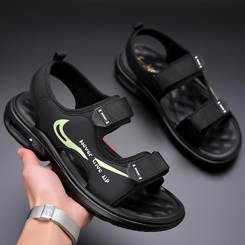Air Cushion Sandals Men's Summer Men's Sports Beach Shoes Non-slip Summer Cool Slippers