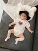 2024 Glitter Heart Cotton Family T-Shirt Set: Parent-Child Matching Short Sleeve Summer Tops for Three or Four
