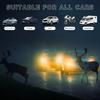 Wevdn 4 PCS Deer Whistles for Car, Avoid Collisions Save Deer Warning Devices with Waterproof Adhesive Tapes, Universal Animal Alert Accessories for