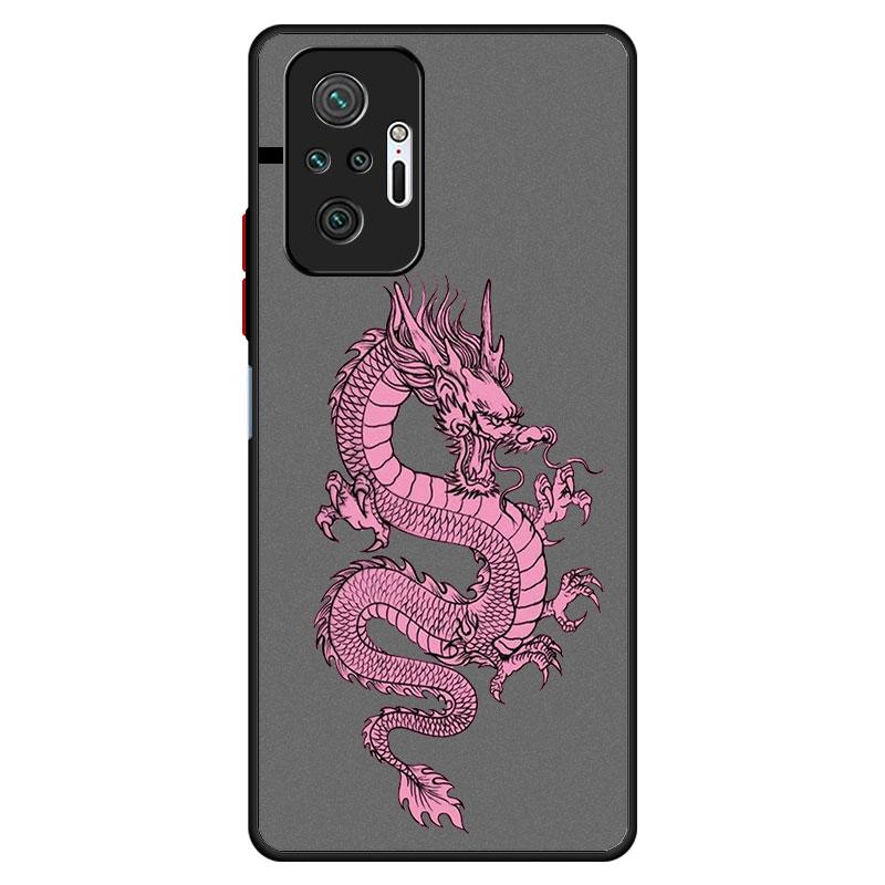 

Золотой розовый цветок Loong Dragon Art матовый чехол для Xiaomi Redmi Note 7 8 9 Pro 9S 10 Pro Чехол для Redmi 8 8A 9 9A 9T K20 K30 K40 Redmi K40