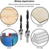 4Pcs 7Pcs High Speed Steel Woodworking Chamfering Hole Enlarging Countersunk Drill Bit Set