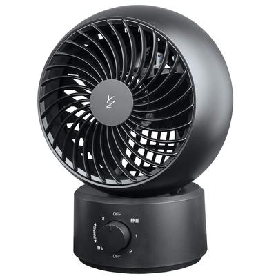 YAMAZEN Circulator AAS-KW15 BK 10 Tatami Size Quiet Oscillating Fan Adjustable Speed Black