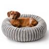 Plush Round Pet Bed Dogs Cats Winter Warm Nest Heavyweight Faux Fur Cushion 40-100cm