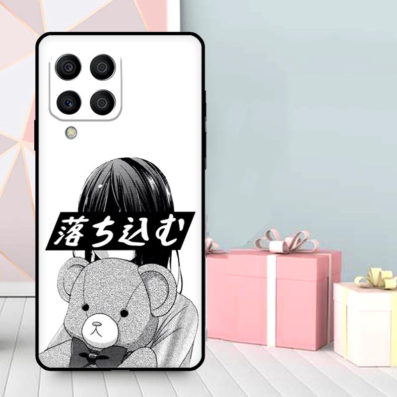 SAD JAPANESE ANIME AESTHETIC Case For Samsung Galaxy M16 M31 M21 M13 M33 M53 M15 M35 M55 M36 M56 M12 M32 M52 M14 M34 M54