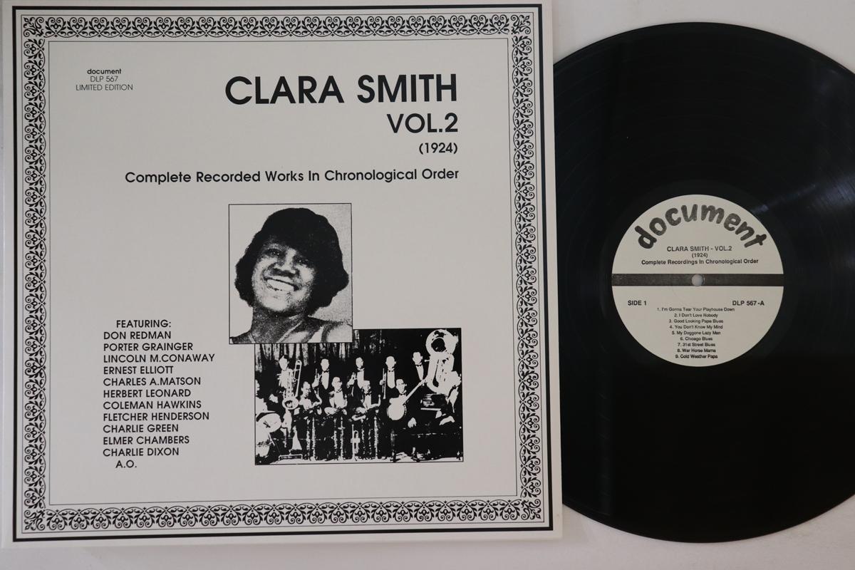 

LP Record CLARA SMITH - Vol. 2 (1924) DLP567 DOCUMENT 1989 Austria Blues Used