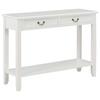 Day and Night - Day and Night White Wooden Console Table 110x35x80 Cm