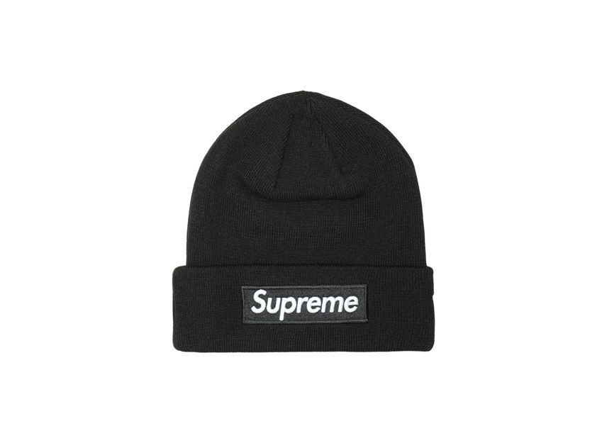 Supreme New Era Box Logo Beanie Black FW24 One-Size