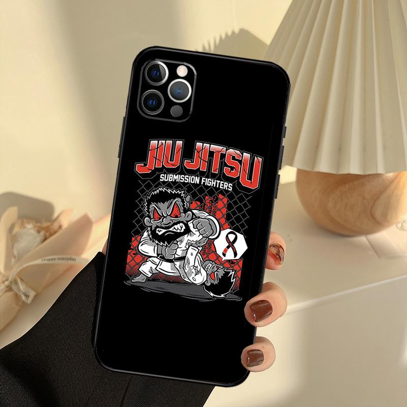 

Judo Jiu Jitsu BJJ Phone Case For iPhone 14 16 15 11 12 13 17 Pro Max 13 mini 15 16 Plus 16e 17 Air Cover Funda iPhone 14 Plus