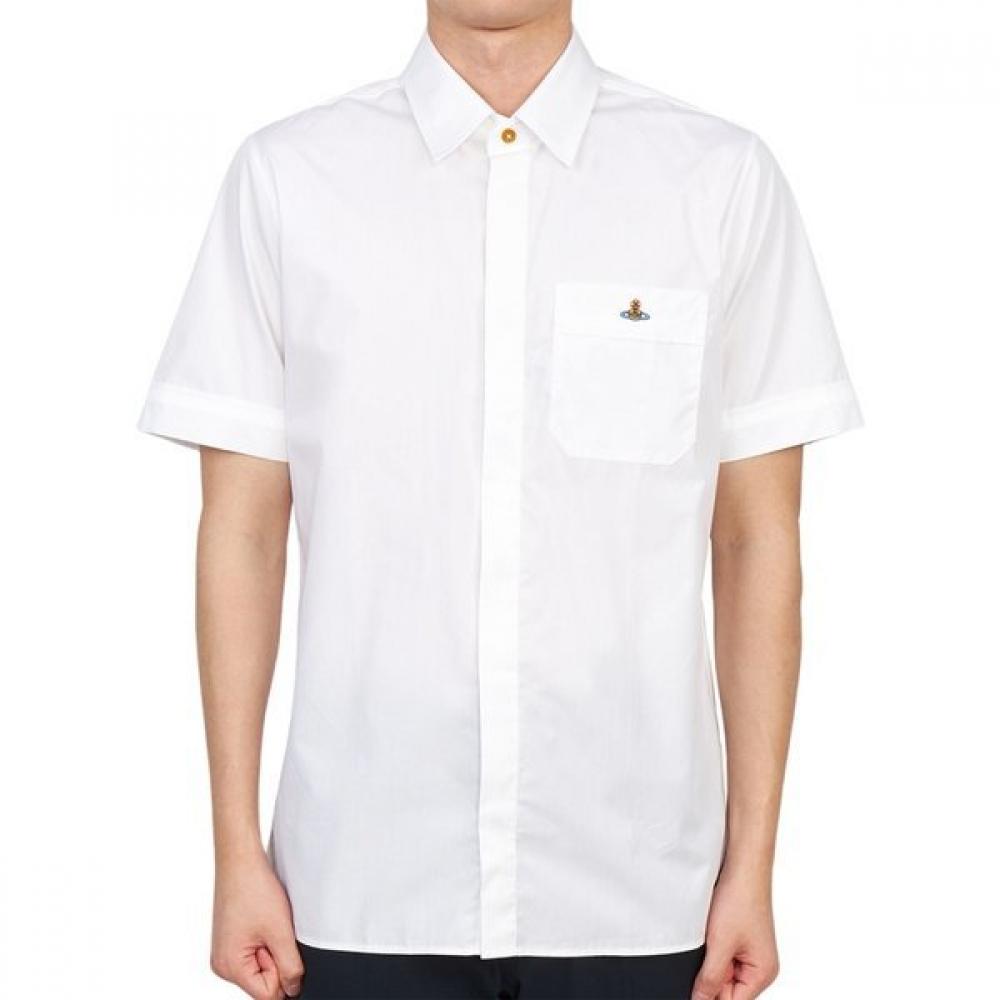 

Vivienne WeStwood Classic Мужская рубашка с коротким рукавом 24010004 W009q A401 48