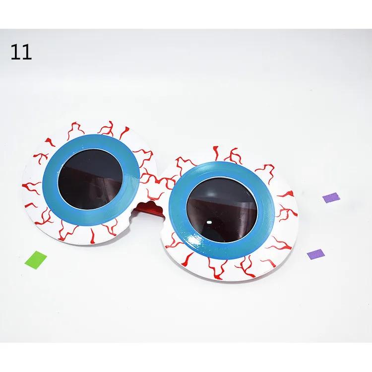 1 Piece of Halloween Glasses Creative Novelty Funny Glasses Pumpkin Skull Spider Web Scary Eyeballs Scary