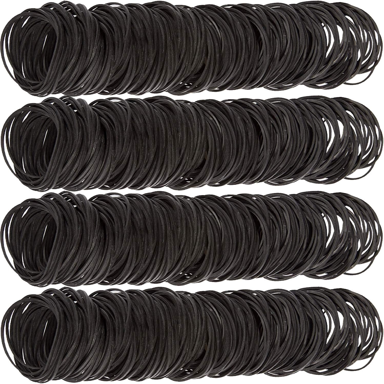 AMUU Rubber Bands Small 650 pcs size16 Rubber Bands 38mm #16 Rubber Band for Office Supplies School Home Elastic Band чёрный