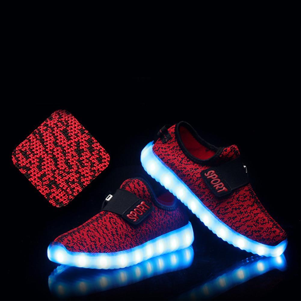 Lightweight And Wear-resistant Led Sneakers For Boys And Girls In Multiple Colors