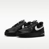 Women's Sneakers Nike Wmns Air Force 1 'Black Metallic Silver White'