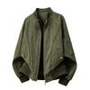 ACU Men's Dirty Color Baseball Jacket | American Workwear Casual Plus Size Loose Autumn/Winter Jacket