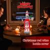 Christmas Wine Bottle Cover Merry Christmas Decor Holiday Santa Champagne Bottle Cover Christmas Decorations For Home