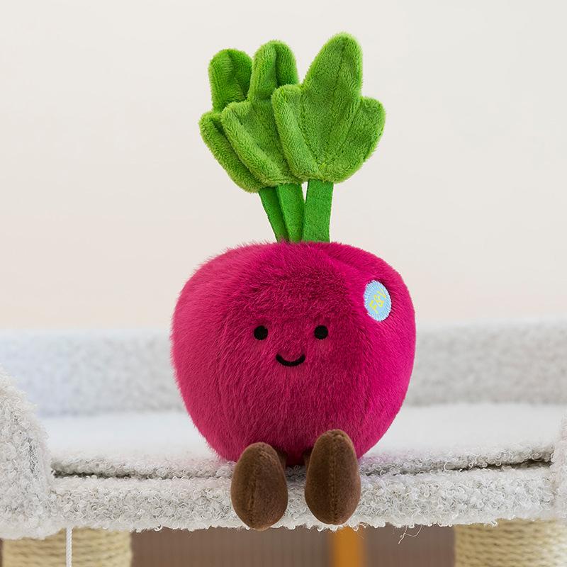 Cute Simulated Fruit Strawberry Plush Toy Doll Little Doll Rag Doll Creative 8 Inch Grab Machine Birthday Gift
