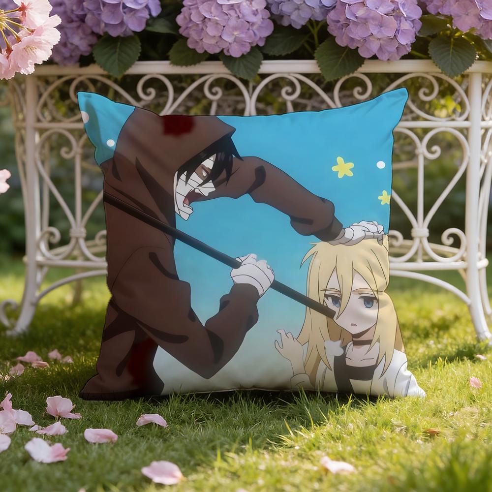 Anime A-Angels of D-Death Cushion Cover Home & Car Dual-Scene Pillow Cover: Reversible for Premium Comfort